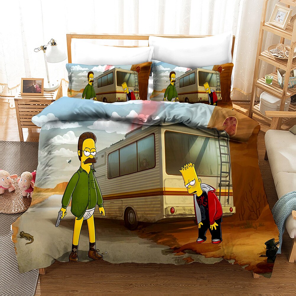 Copripiumino I Simpson Breaking Bad