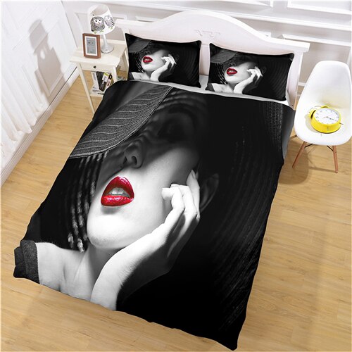 Copripiumino Nero Donna Elegante