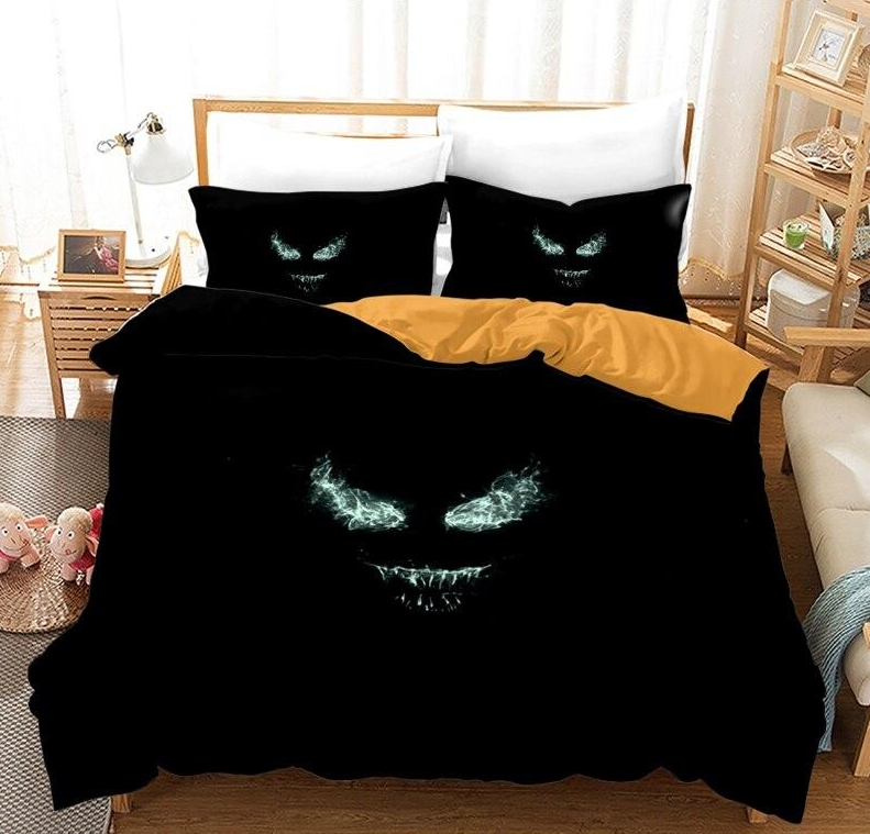 Copripiumino Nero Venom Eyes