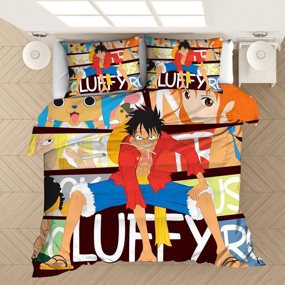 Copripiumino One Piece Rufy Disegno