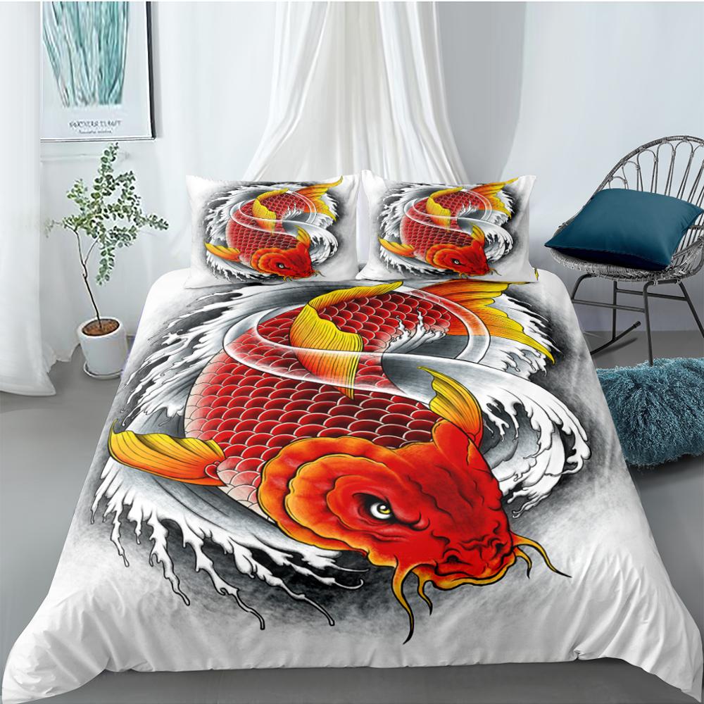 Copripiumino Pesce Carpa Rossa