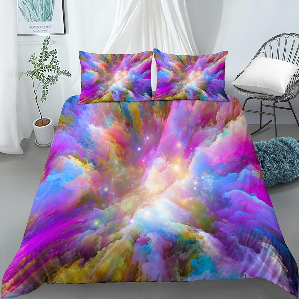 Copripiumino Psichedelico Fumé