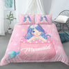 Copripiumino Rosa Sirena Blu