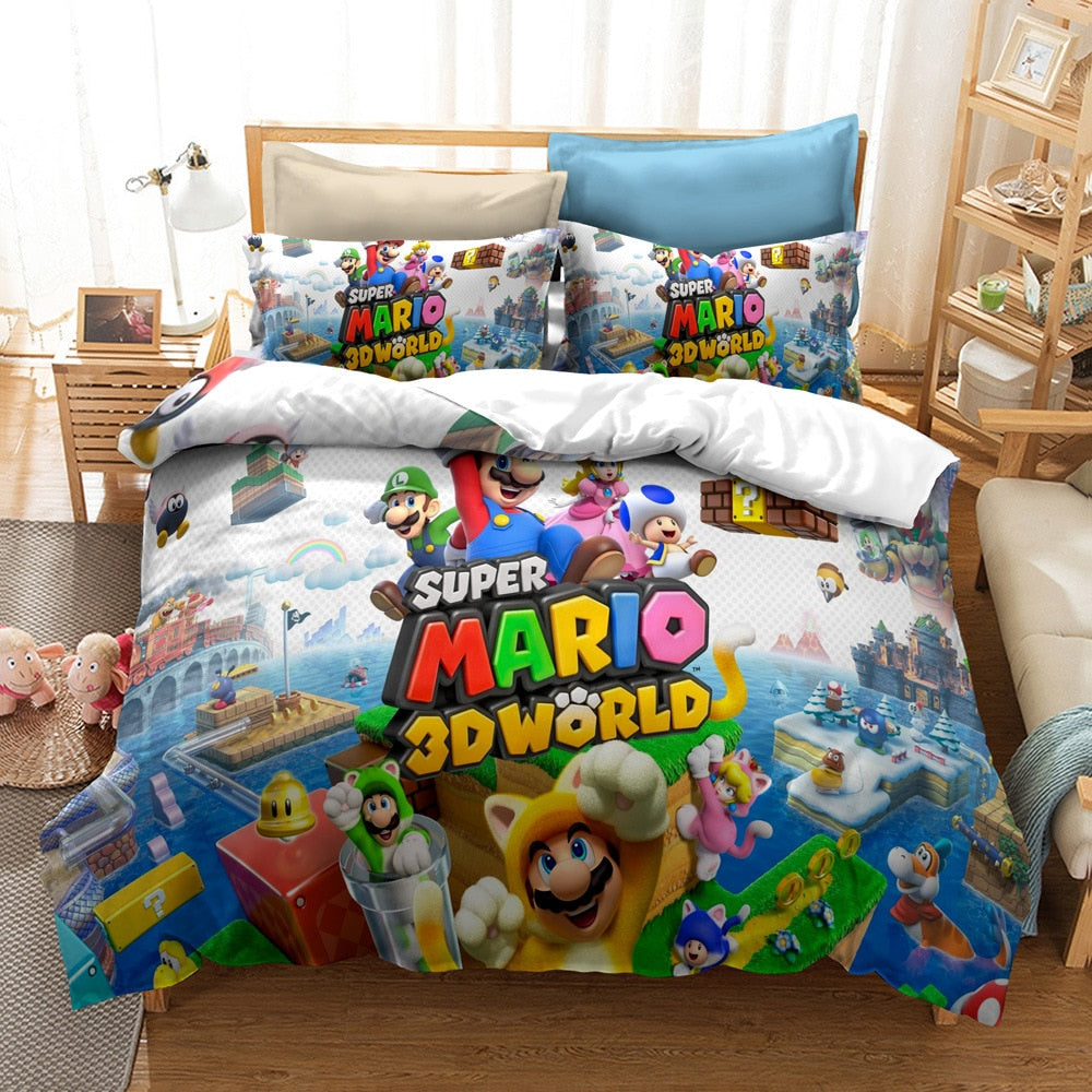 Copripiumino Super Mario 3d World