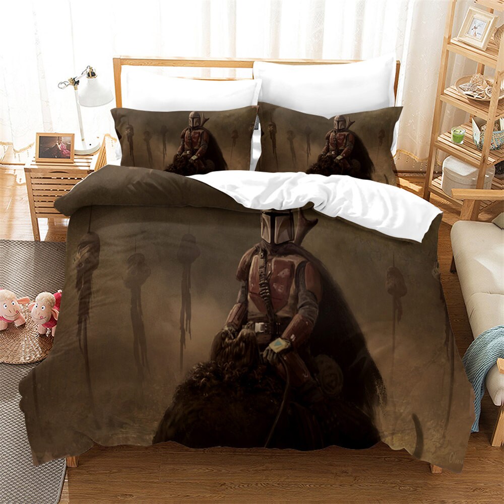 Copripiumino The Mandalorian Brown