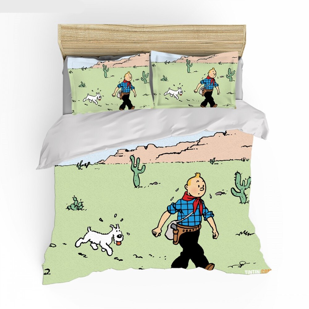 Copripiumino Tintin In America