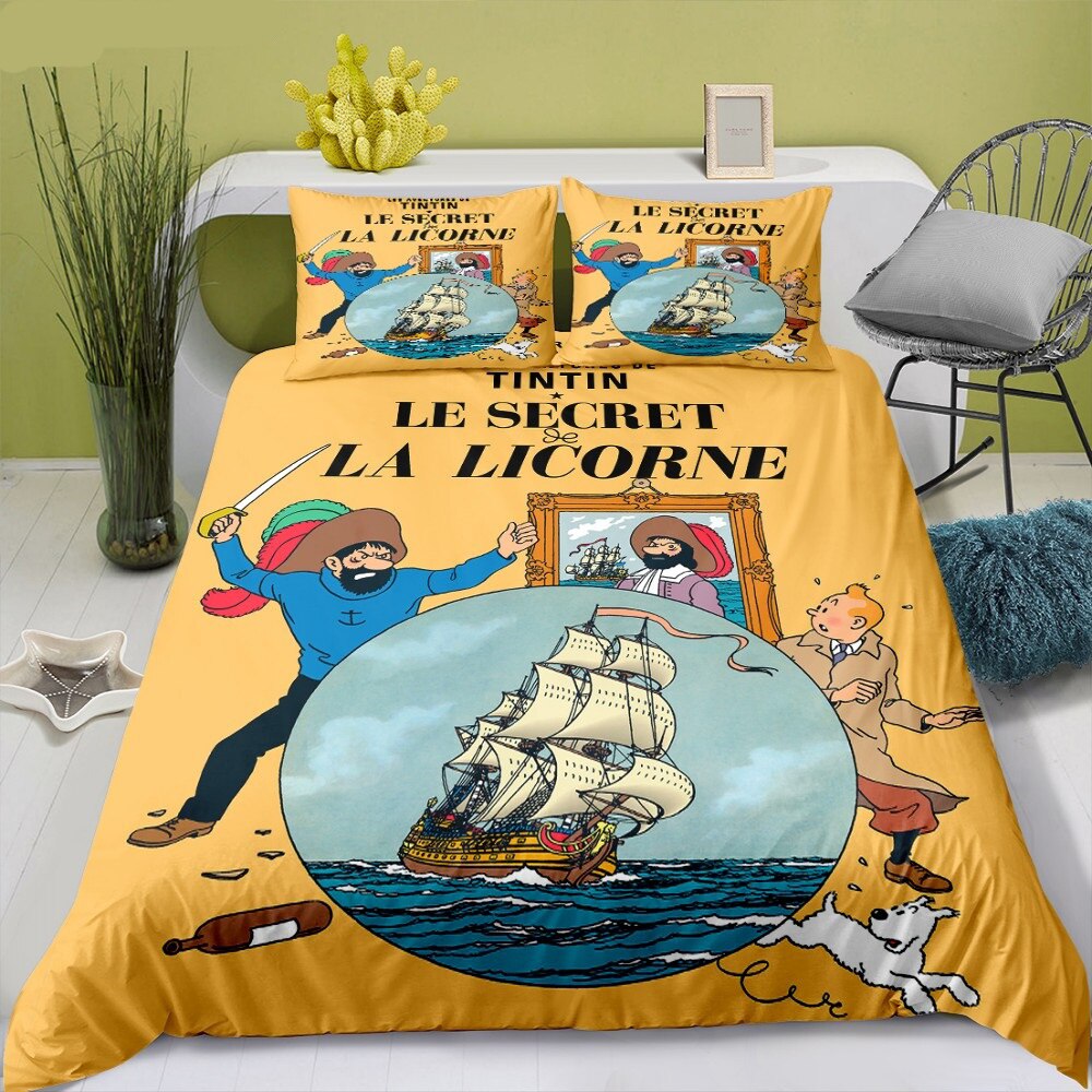 Copripiumino Tintin E Captain Haddock