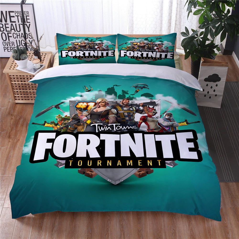 Copripiumino Turchese Fortnite