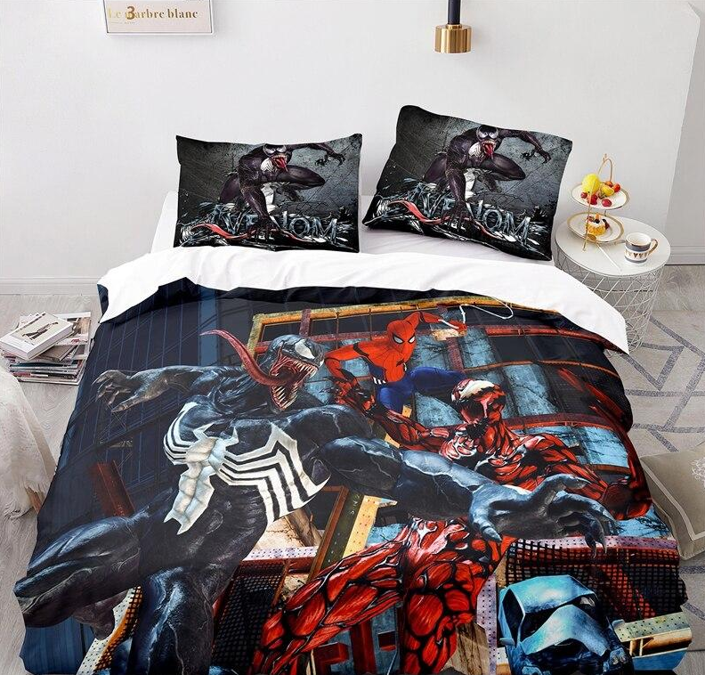 Copripiumino Venom Fight Spider Man