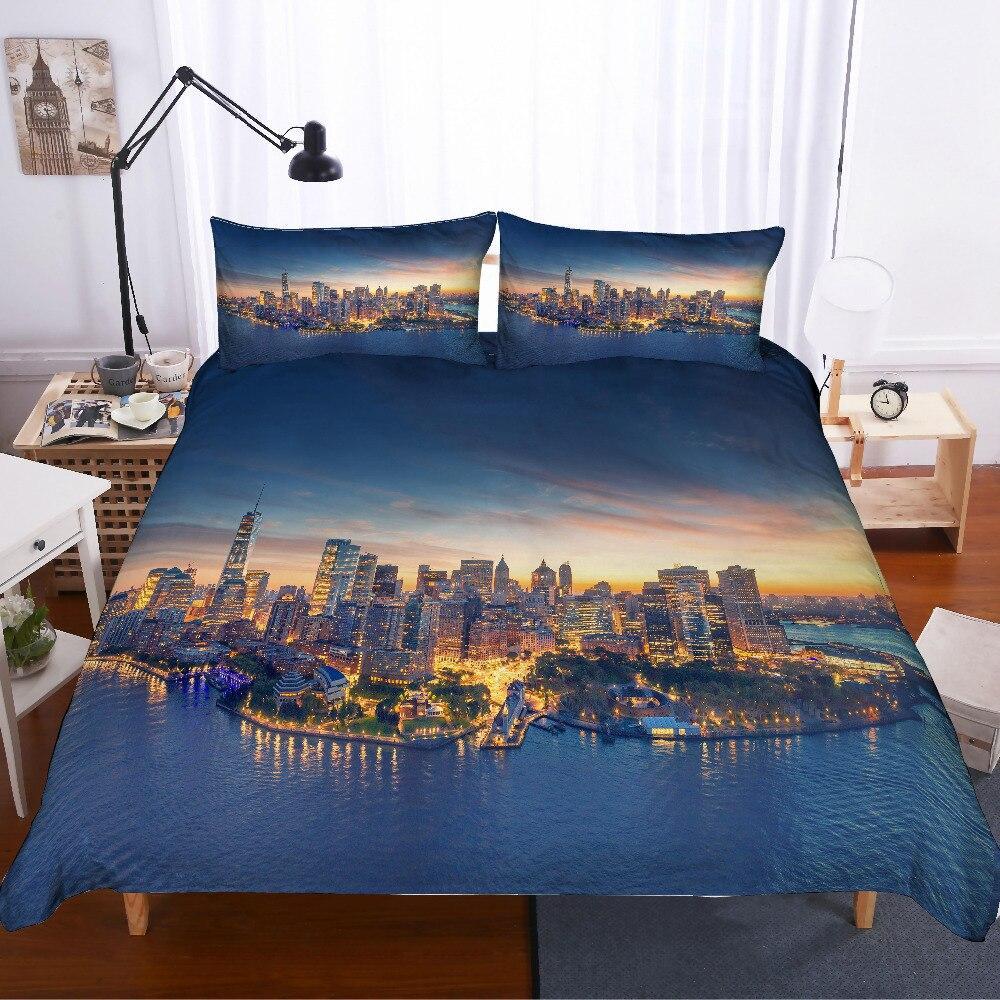 Copripiumino Vintage Edificio New York