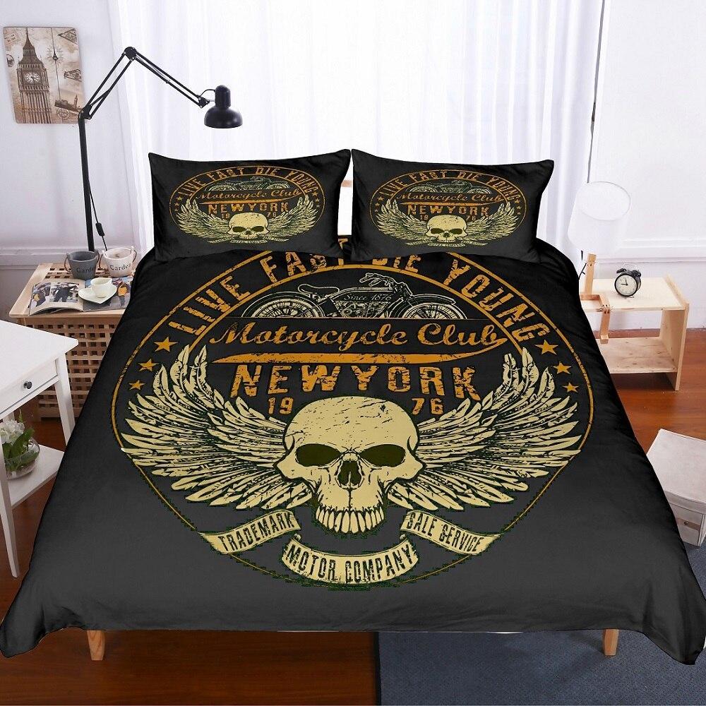 Copripiumino Vintage New York Nero