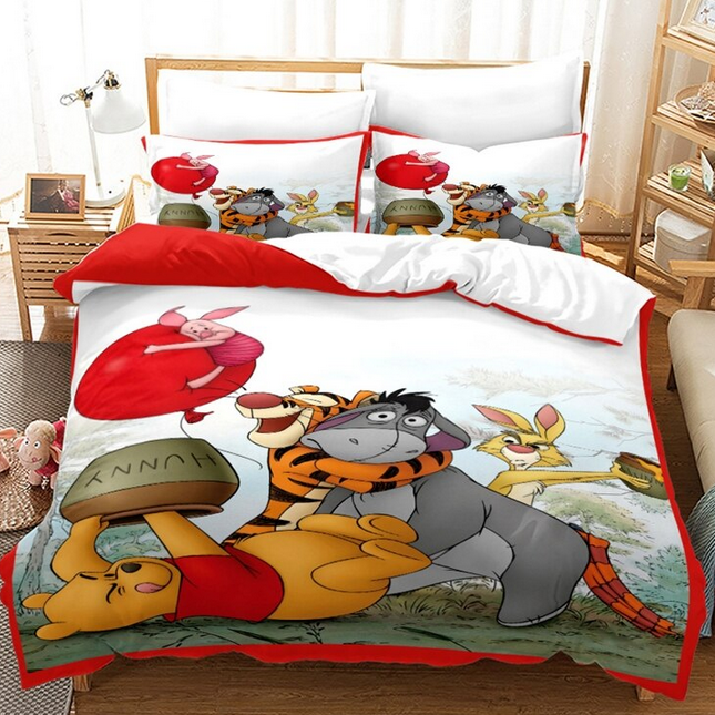 Copripiumino Bianco E Rosso Winnie The Pooh