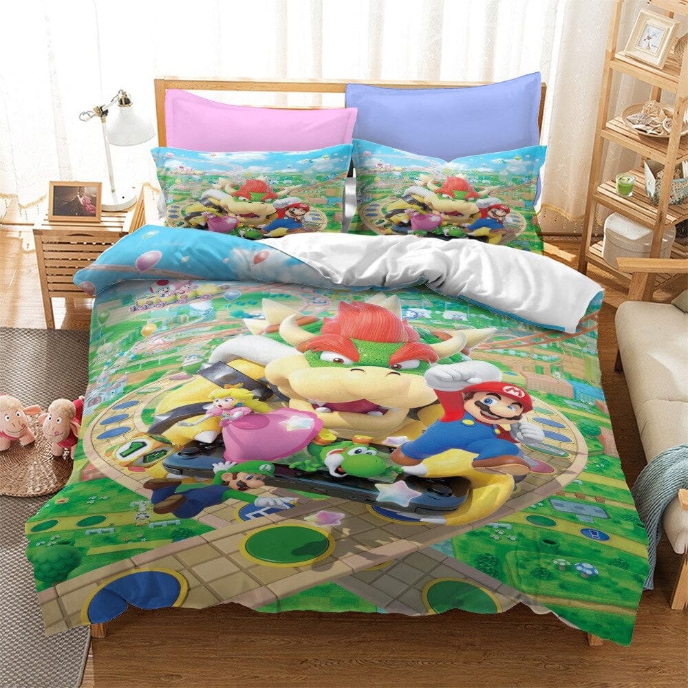 Copripiumino 200x200 Mario Bowser