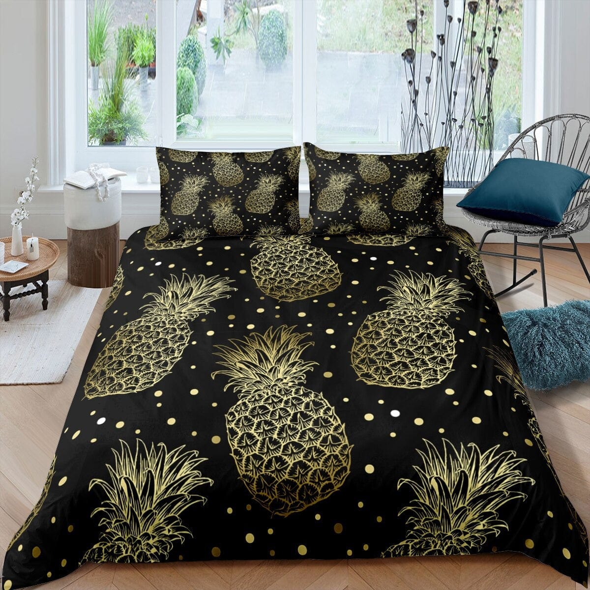 Copripiumino Ananas Dorato