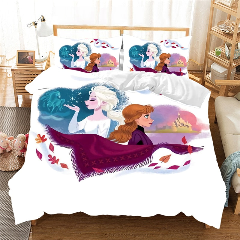 Copripiumino Bianco Anna Ed Elsa
