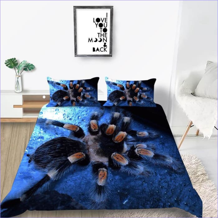 Copripiumino Ragno Blu