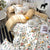 Copripiumino Bianco Con Fiori Multicolori