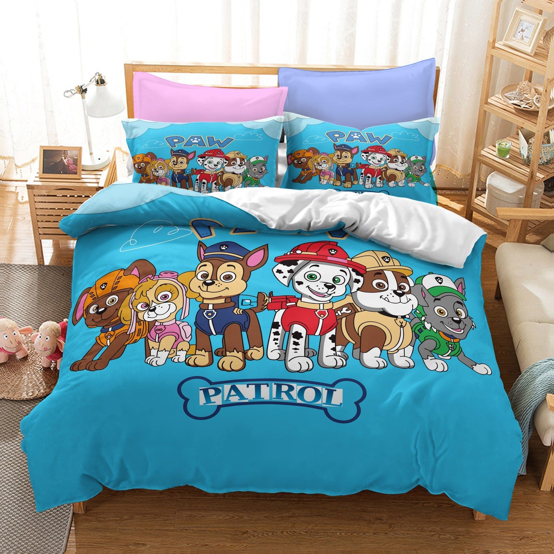 Copripiumino Blu 240x220 Paw Patrol