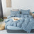 Copripiumino Blu E Bianco Per Camera Da Letto Blu