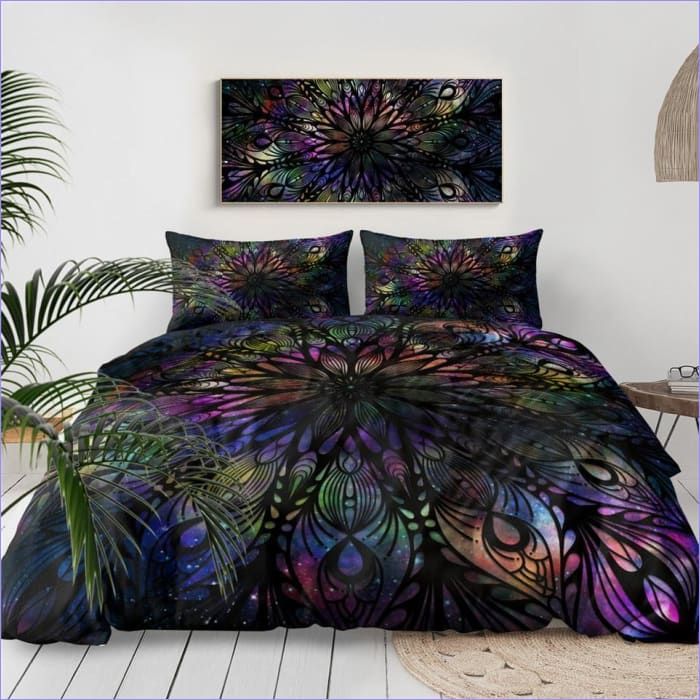 Copripiumino Bohémien Cosmico Multicolore