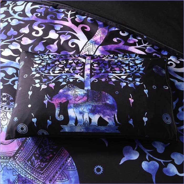 Copripiumino Elefante Bohémien Multicolore