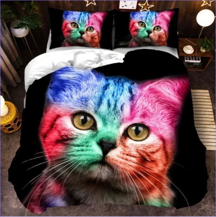Copripiumino Gattino Multicolore