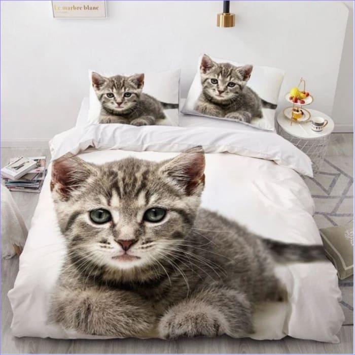 Copripiumino Gattino Realistico
