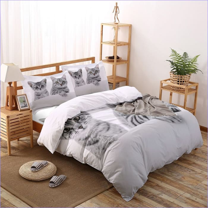 Copripiumino Gatti Abbraccio Mattutino