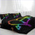 Copripiumino Cuore Multicolore Neon