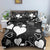 Copripiumino Cuore Bianco E Nero 200x200