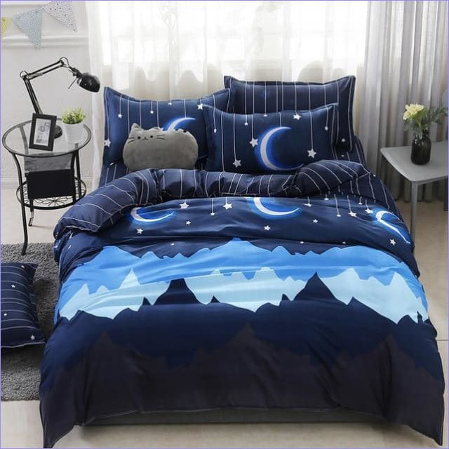Copripiumino Per Bambini Night Mountains