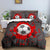 Copripiumino Calcio Rosso Lava