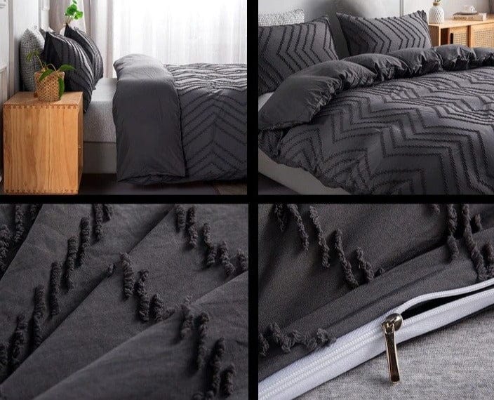 Copripiumino Grigio 220x240