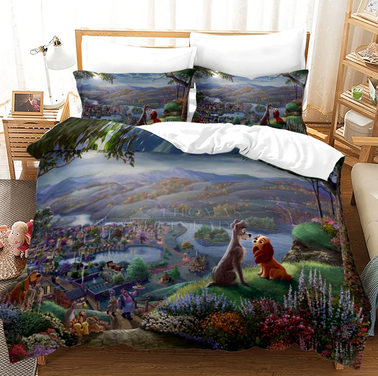 Copripiumino Lilli E Il Vagabondo Sulla Collina