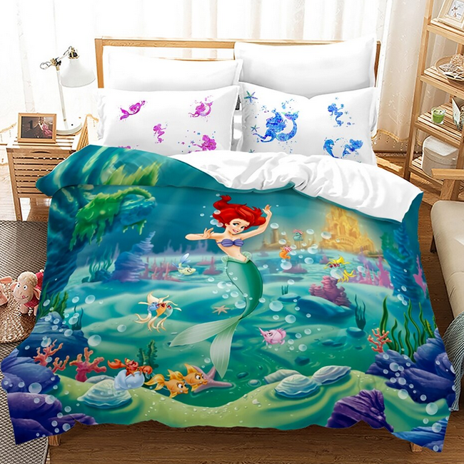 Copripiumino La Sirenetta Nel Cuore Dell'oceano