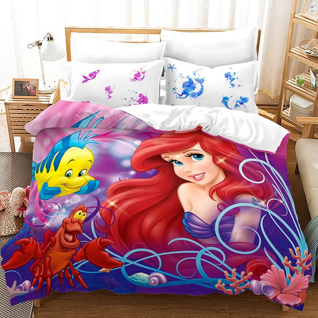 Copripiumino La Sirenetta, Flounder E Sebastian