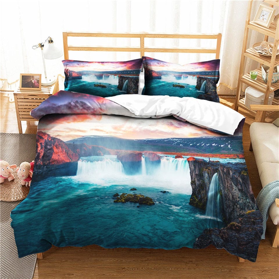 Copripiumino Lago E Cascate