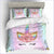 Copripiumino Unicorn Girl Rainbow Horn