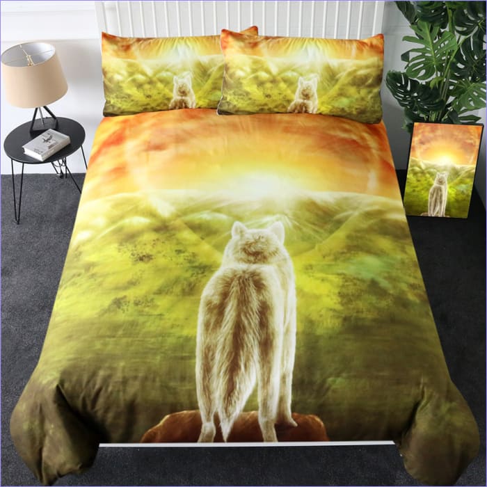 Copripiumino Sunrise Wolf