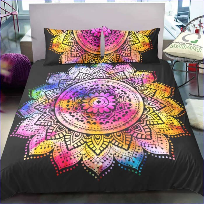Copripiumino Mandala Multicolore