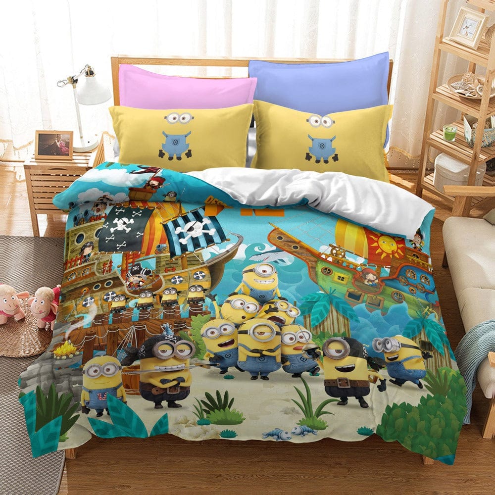Minions Copripiumino Letto Matrimoniale