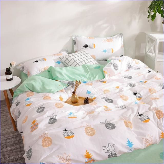 Copripiumino Moderno Multicolore Ananas