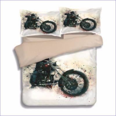 Copripiumino Moto Personalizzato Bianco