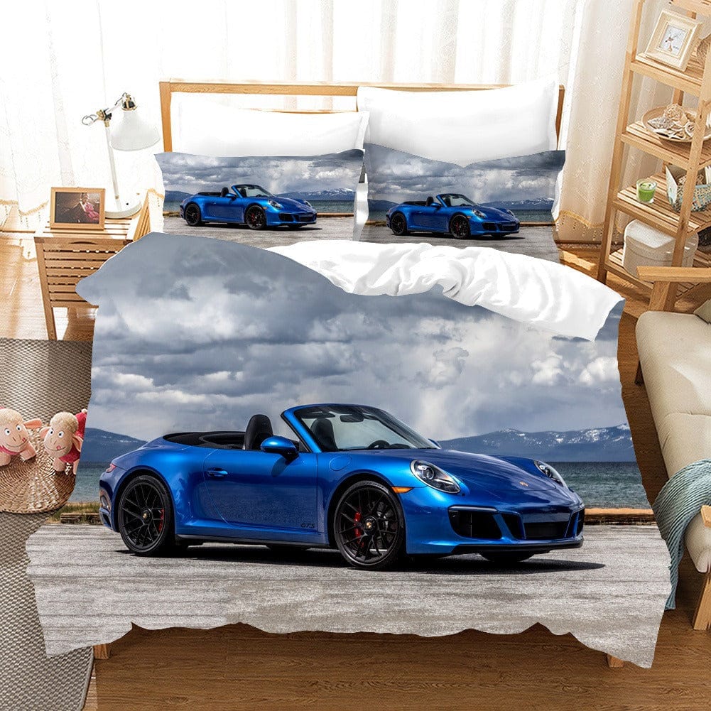 Copripiumino Porsche Blu