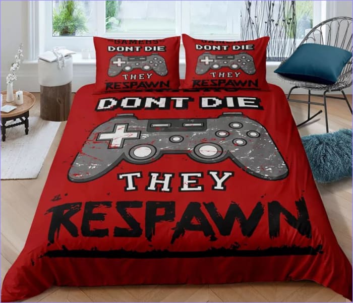 Copripiumino Rosso Gamer Respawn