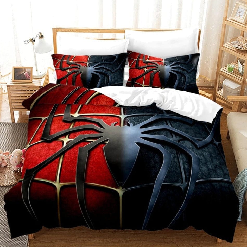 Copripiumino Spiderman 3 Rosso E Nero