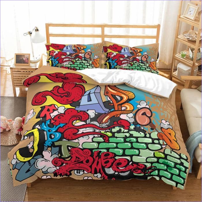 Copripiumino Tag Graffiti