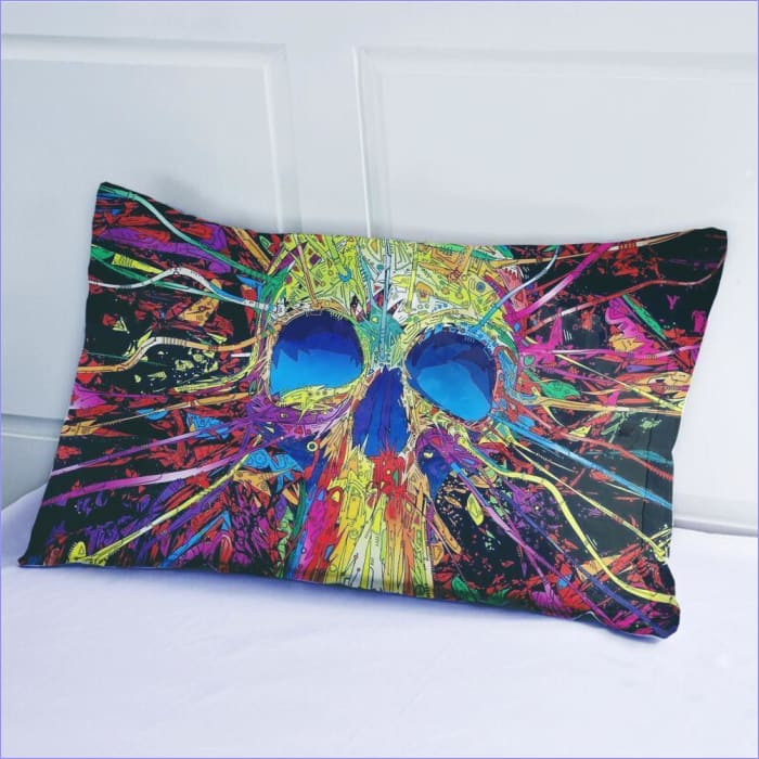 Copripiumino Esplosione Di Colori Teschio