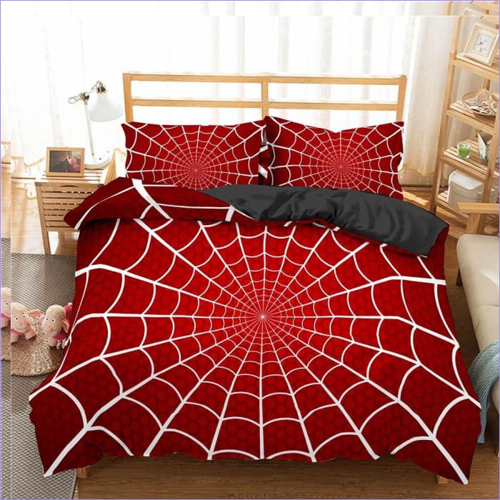 Copripiumino Ragnatela Rossa
