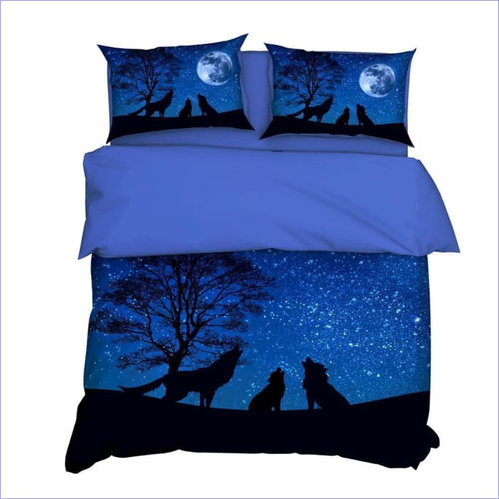 Copripiumini Lupi Luna Piena